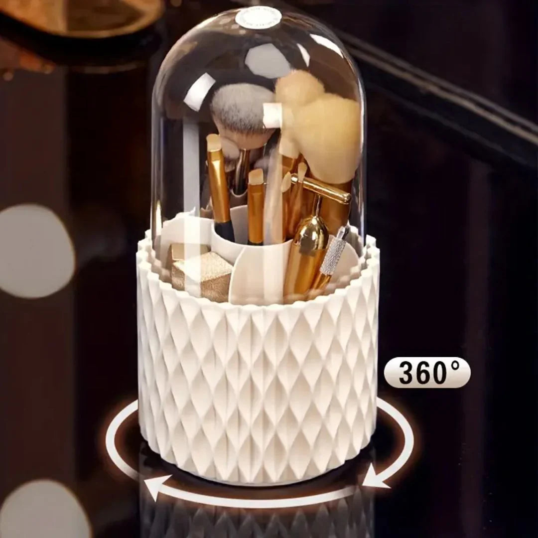 Lisslune | Luxury Makeup Brush Holder with Protective Cover