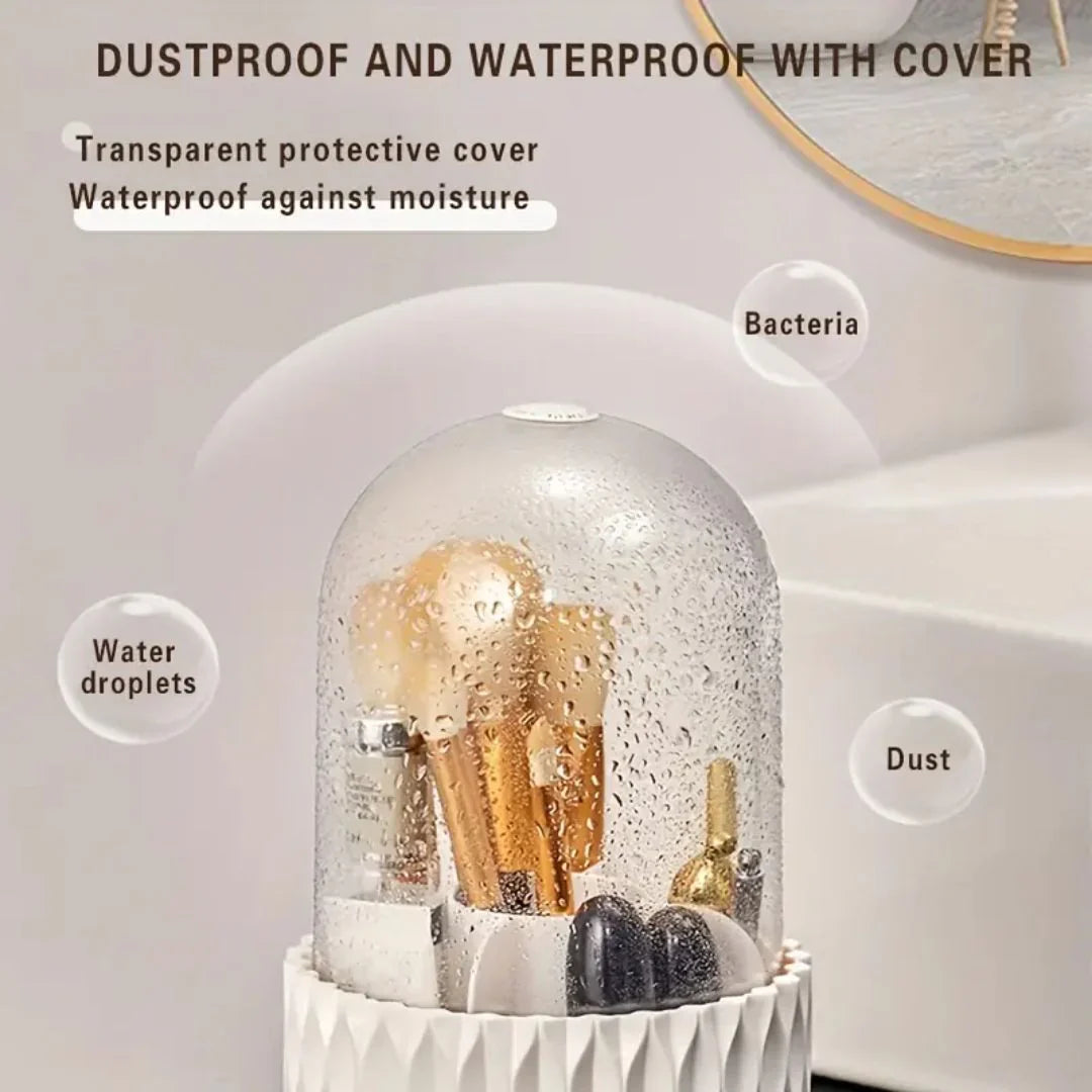 Lisslune | Luxury Makeup Brush Holder with Protective Cover