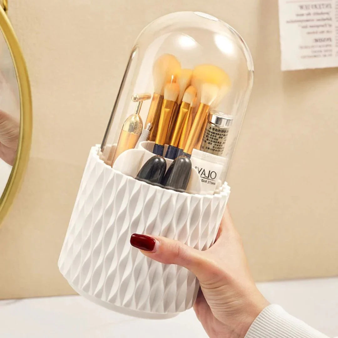 Lisslune | Luxury Makeup Brush Holder with Protective Cover