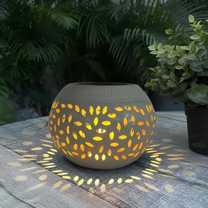 Lisslune | Polka Dot Solar Garden Lighting – Decorative Lamp for Outdoor and Terrace