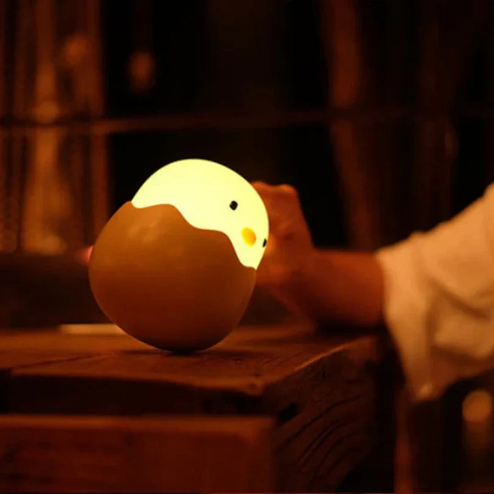 Lisslune | Chick Night Light for Children – Cute LED Lamp in Egg Design for the Children's Room