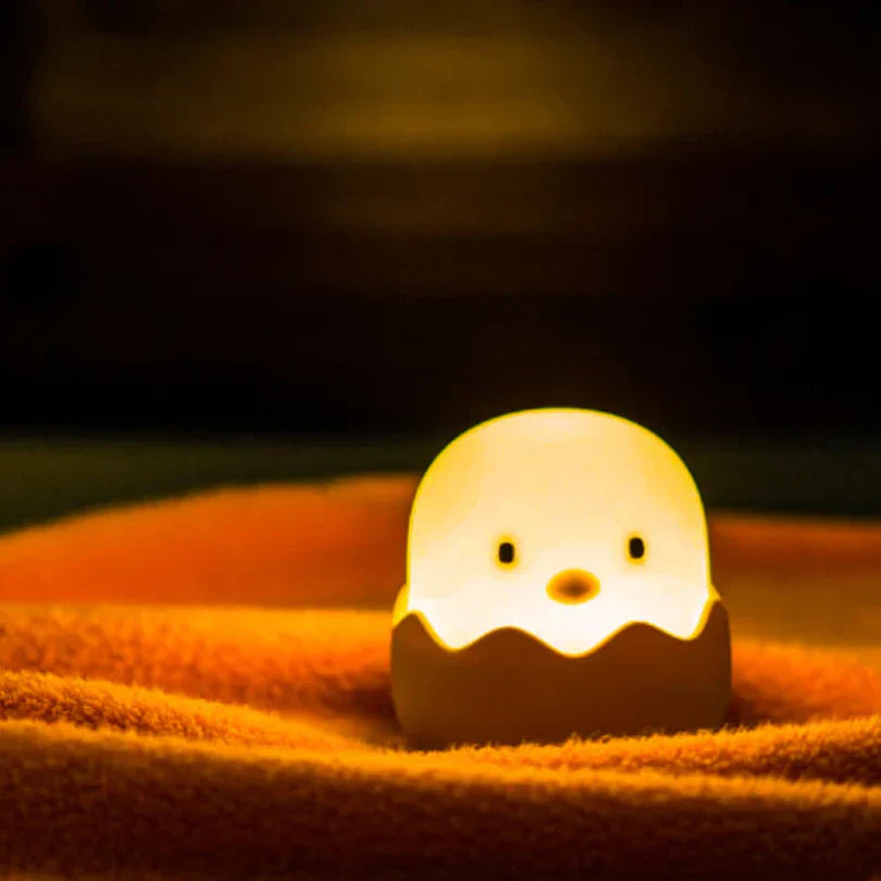 Lisslune | Chick Night Light for Children – Cute LED Lamp in Egg Design for the Children's Room