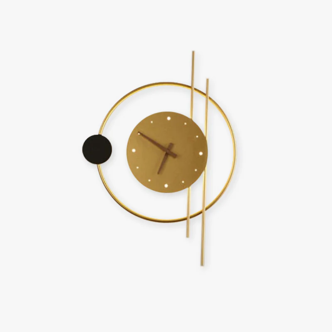 Lisslune | Modern LED wall clock lamp - Chronos