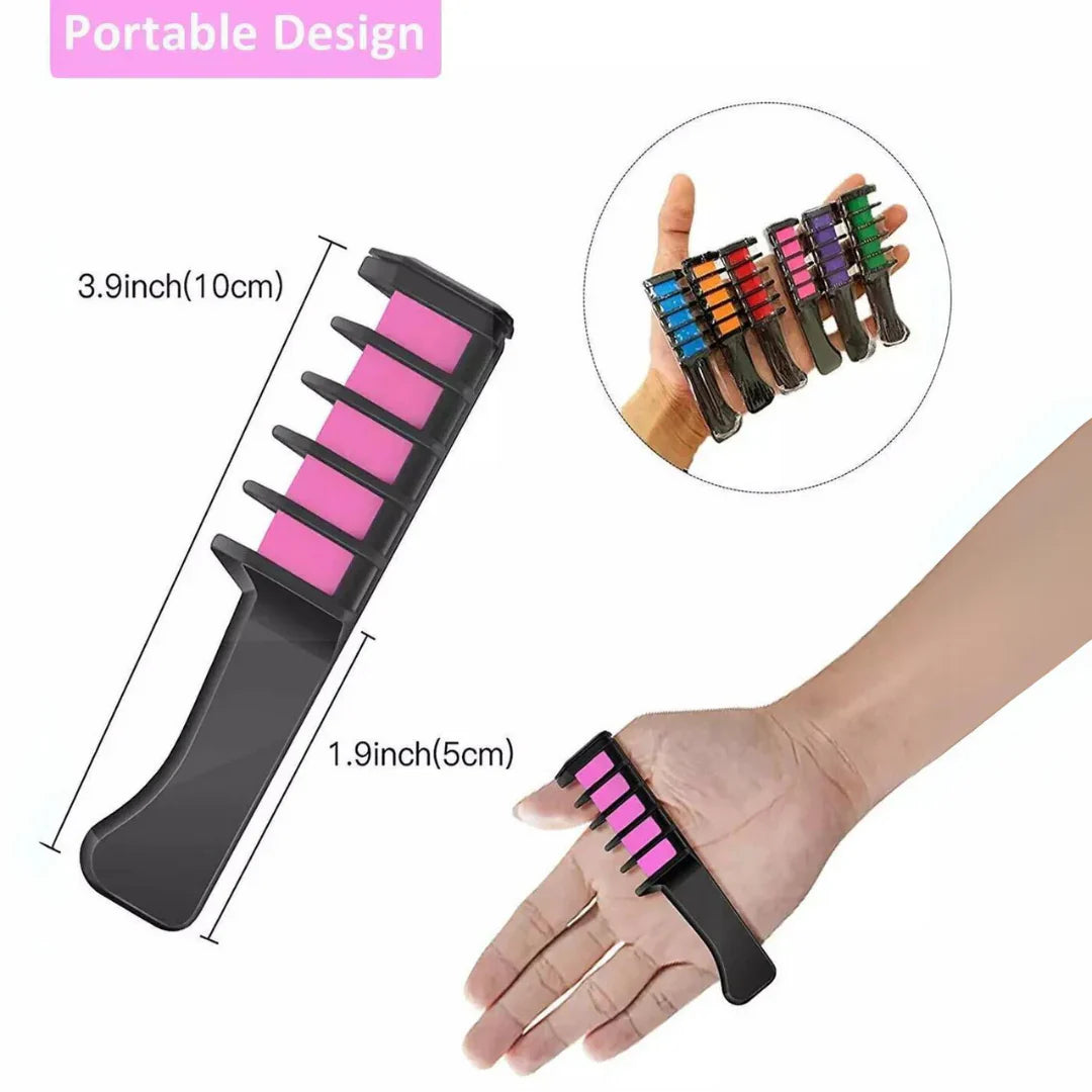 Lisslune | Washable Hair Chalk Pen | For Colorful Accents in Hair