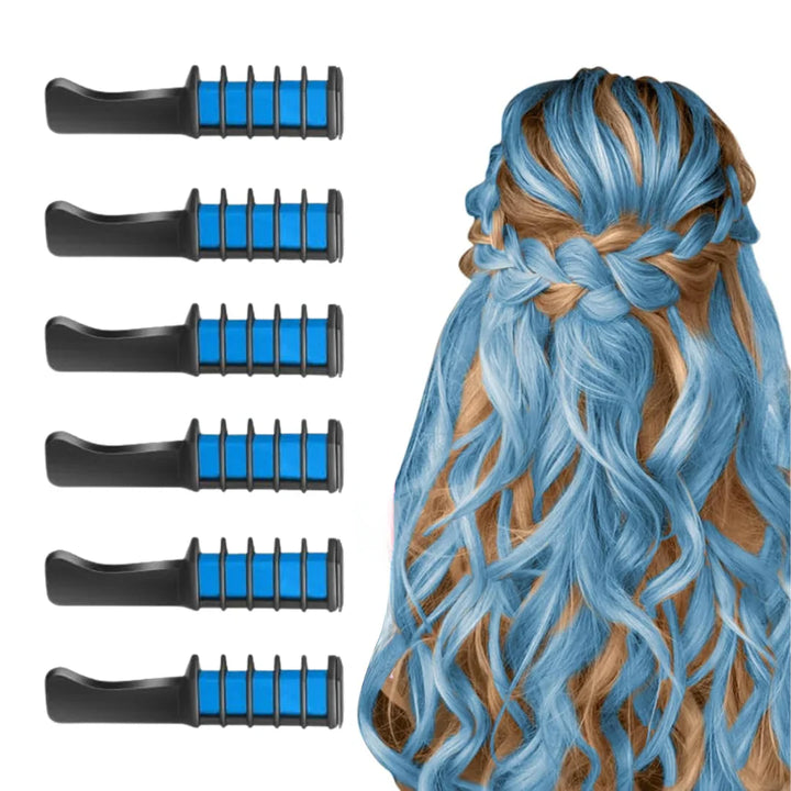 Lisslune | Washable Hair Chalk Pen | For Colorful Accents in Hair