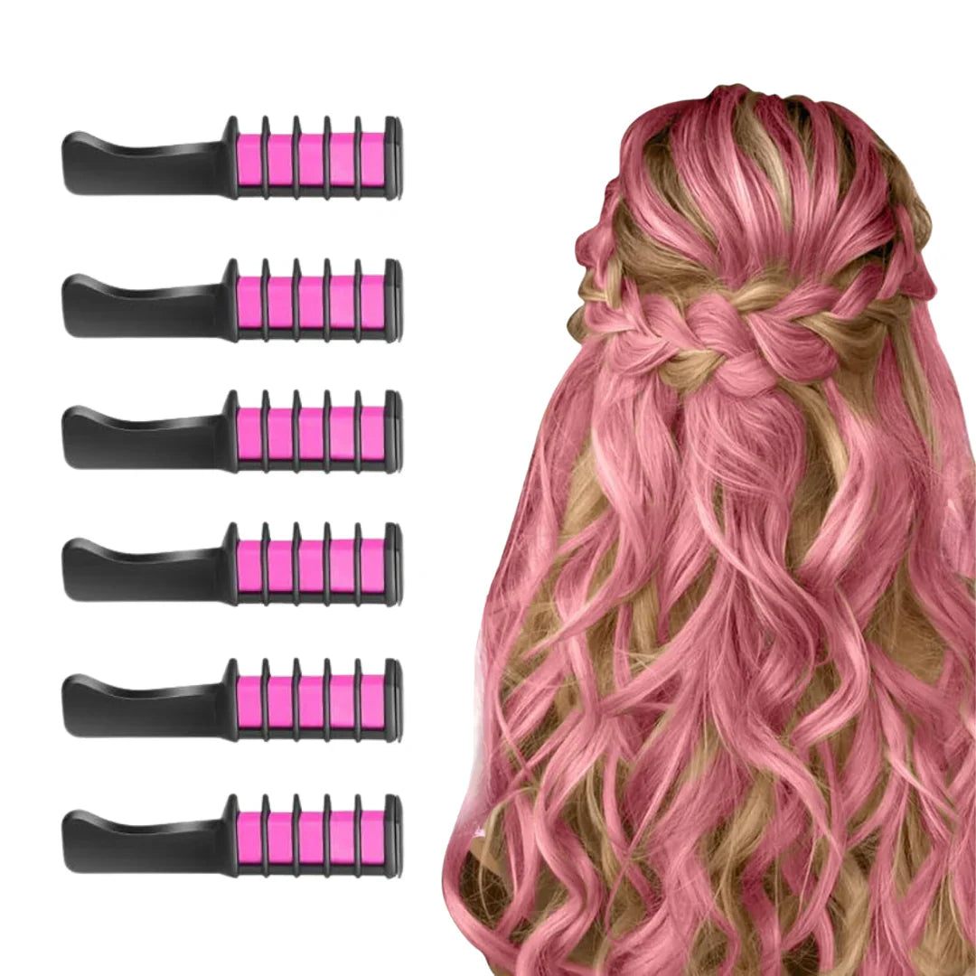 Lisslune | Washable Hair Chalk Pen | For Colorful Accents in Hair