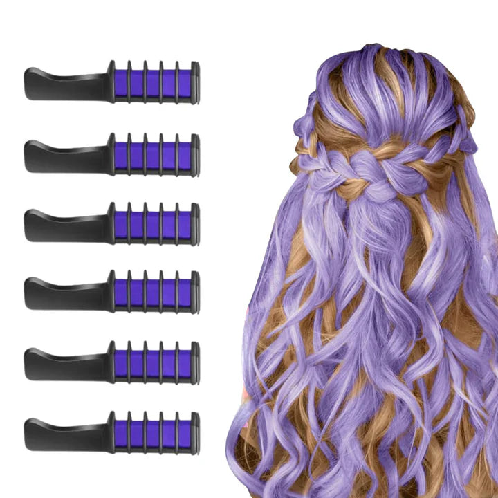 Lisslune | Washable Hair Chalk Pen | For Colorful Accents in Hair