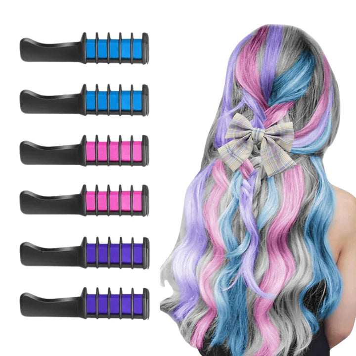 Lisslune | Washable Hair Chalk Pen | For Colorful Accents in Hair