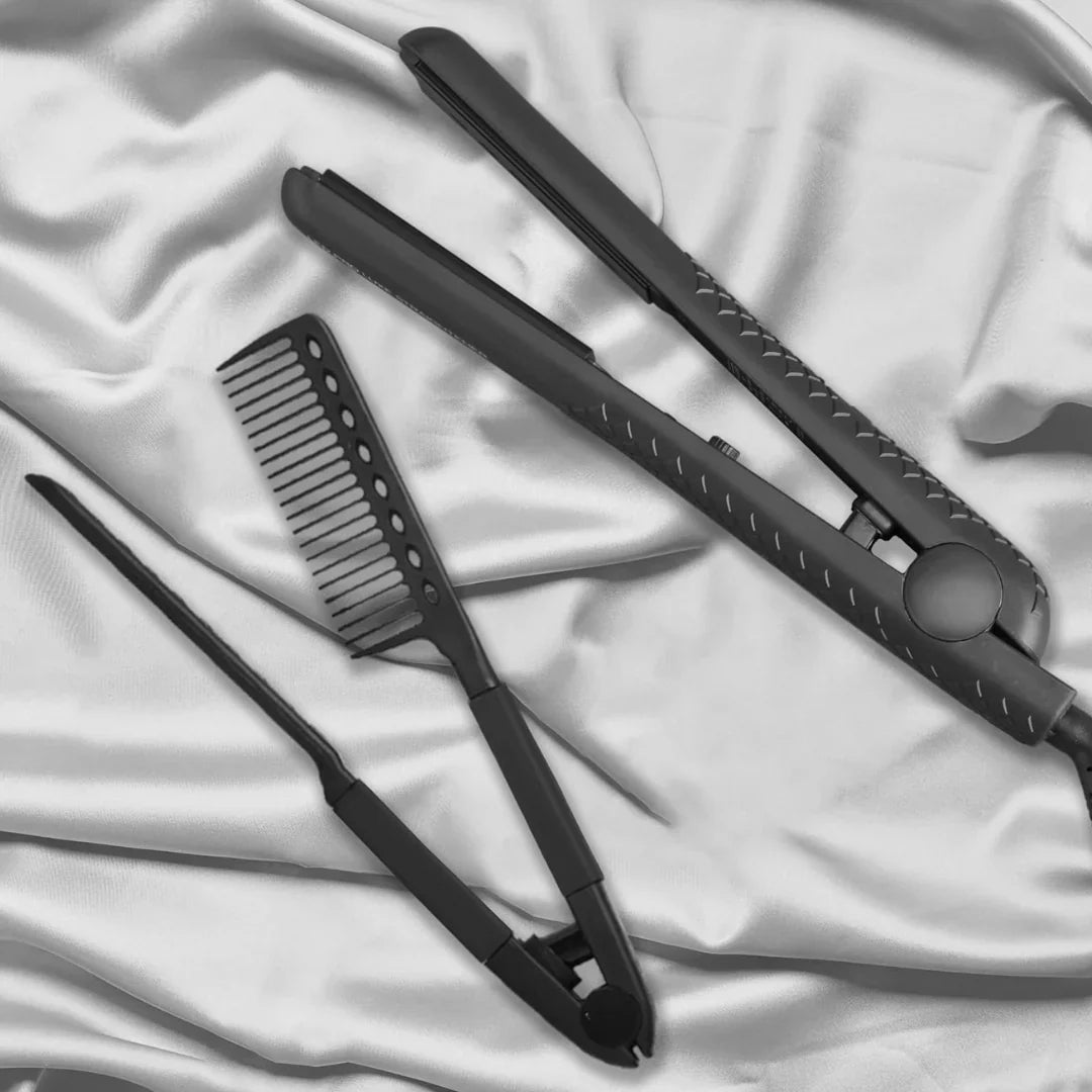 Lisslune | Smoothing Brush – Warm Air Comb for Effortless Hair Styling