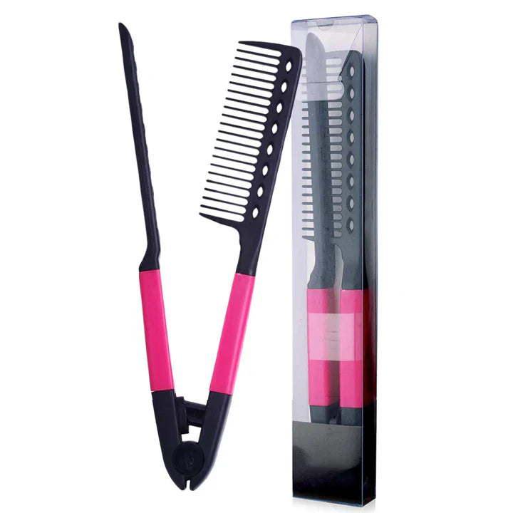 Lisslune | Smoothing Brush – Warm Air Comb for Effortless Hair Styling