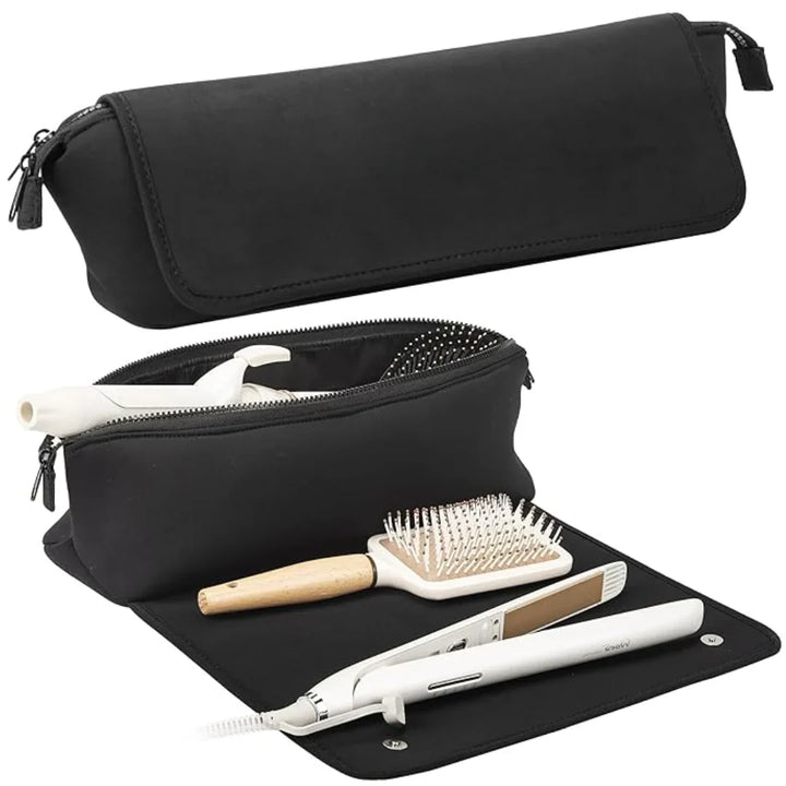 Lisslune | 2-in-1 hair tool travel bag & heat-resistant mat