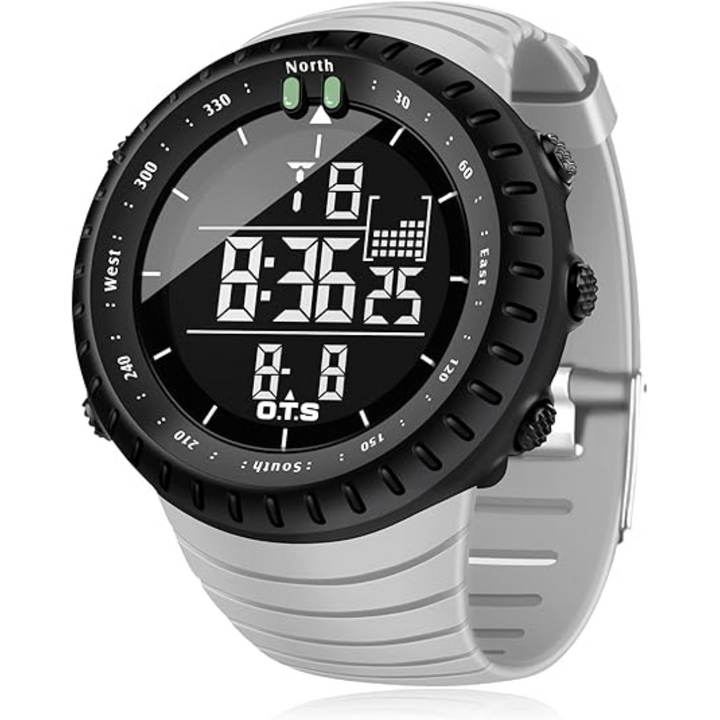 Lisslune | Henry Waterproof Men’s Digital Sports Watch – Shockproof, Tactical & LED Backlit Outdoor Timepiece