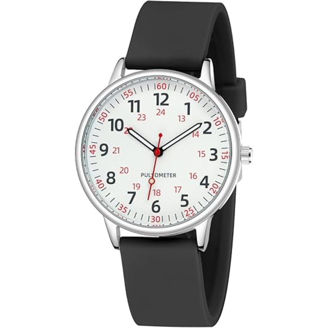 Lisslune | Stylish Women’s Clip-On Watch – Waterproof Silicone Fob Watch in Elegant Colours