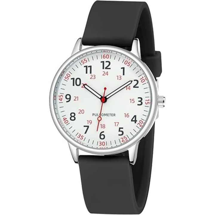 Lisslune | Stylish Women’s Clip-On Watch – Waterproof Silicone Fob Watch in Elegant Colours