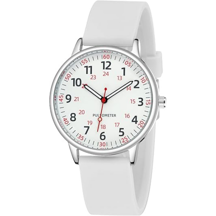 Lisslune | Stylish Women’s Clip-On Watch – Waterproof Silicone Fob Watch in Elegant Colours