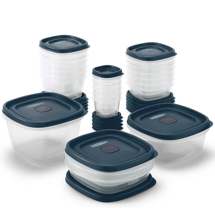 Lisslune | STACKABLE FOOD STORAGE CONTAINERS – Stackable Storage Boxes for Freshness, Organization & Space-Saving Kitchen