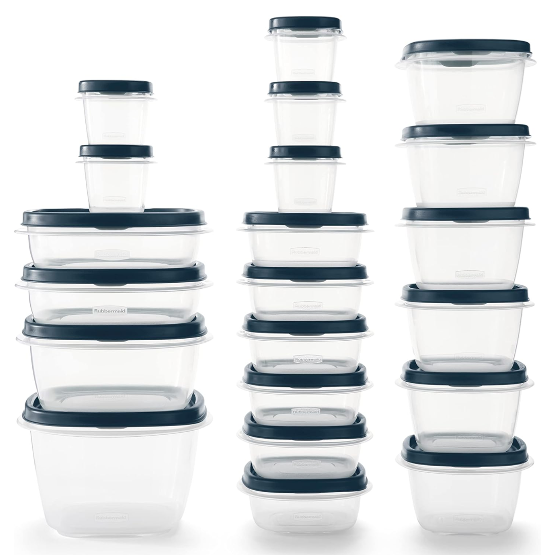 Lisslune | STACKABLE FOOD STORAGE CONTAINERS – Stackable Storage Boxes for Freshness, Organization & Space-Saving Kitchen