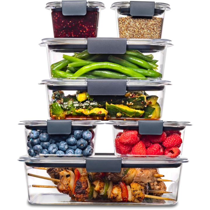 Lisslune | 7 stackable storage boxes for freshness & organization