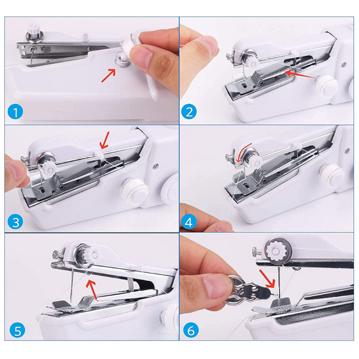 Lisslune | SewSwift Wireless Hand Sewing Machine – Quickly and easily repair textiles