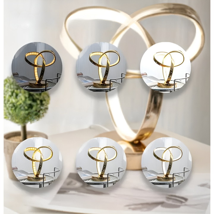 Lisslune | Lamp - Luxury Golden Möbius Ring Desk Reading Lamp