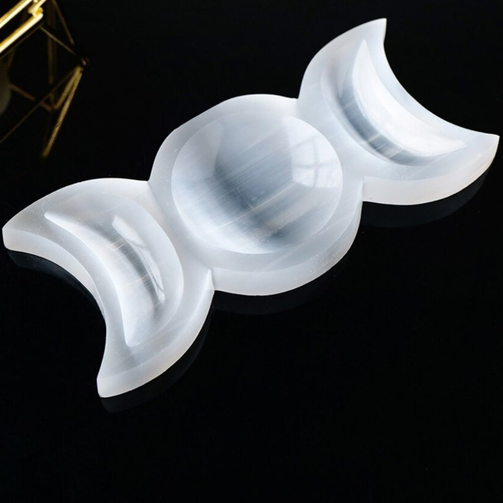Lisslune | Moon Divination Selenite Crystal Bowl