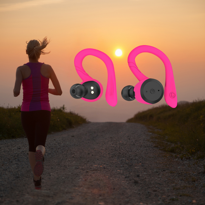 Lisslune | Vega - Waterproof wireless sports earplugs with 20 hours playtime