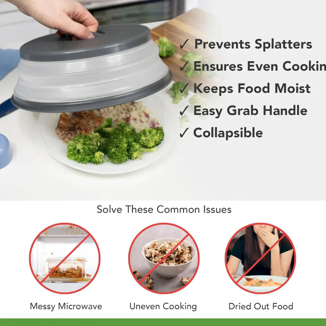 Lisslune | Folding Silicone Microwave Splash Guard Lid