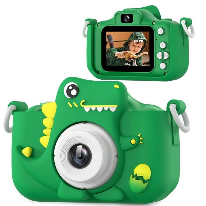 Lisslune | PhotoDino – Children's camera in dinosaur design with 1080p HD & selfie function