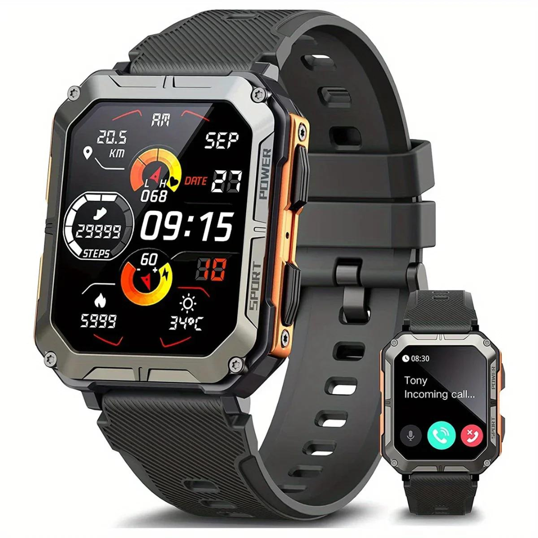 Lisslune | Rugged Smartwatch with Health Tracking & Calls