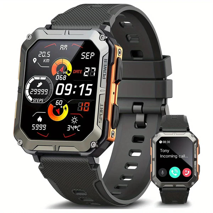 Lisslune | Rugged Smartwatch with Health Tracking & Calls