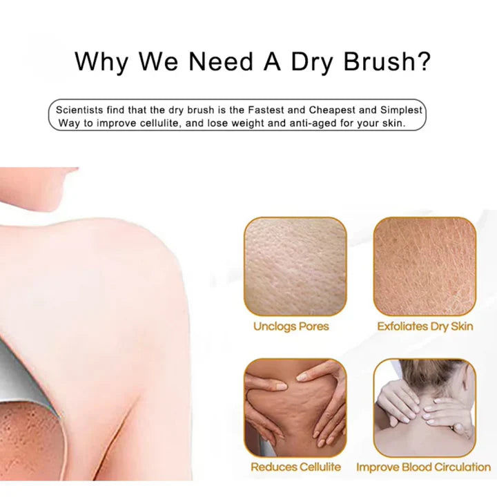 Lisslune | Sustainable Body Brush | For gentle exfoliation and skin care