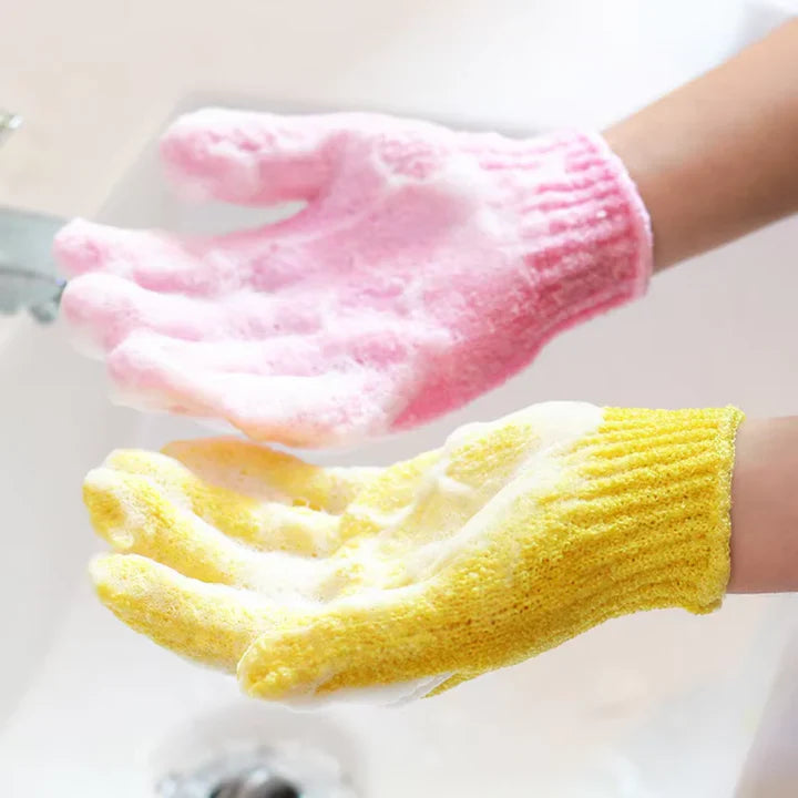 Lisslune | Exfoliating Bath Gloves – Set of 2