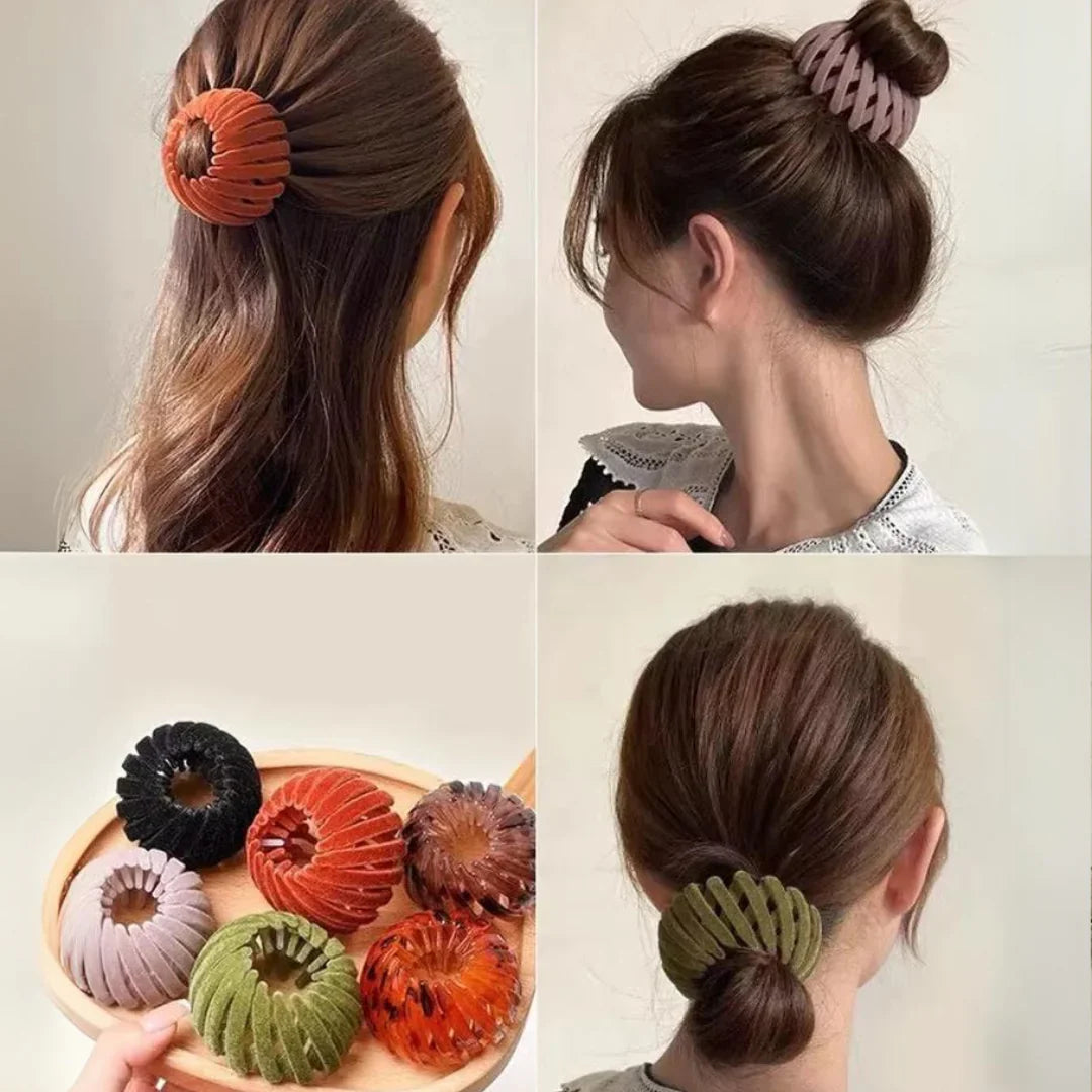Lisslune | Stylish Bird's Nest Hair Clips – 3-Piece Set