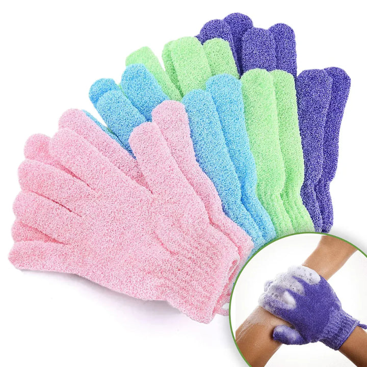 Lisslune | Exfoliating Bath Gloves – Set of 2