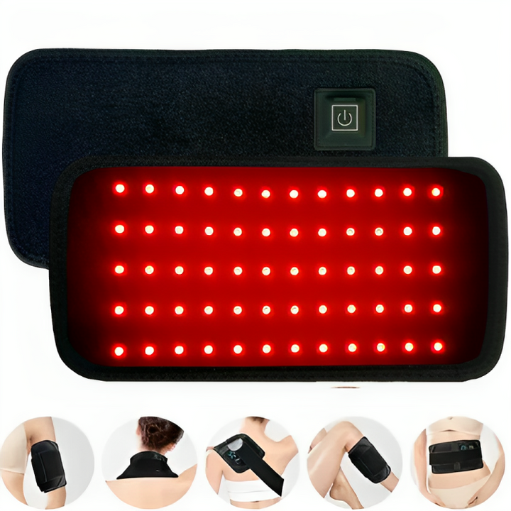 Lisslune | At Home Infrared Red Light Therapy Belt Pad for Pain Relief with 60 LED