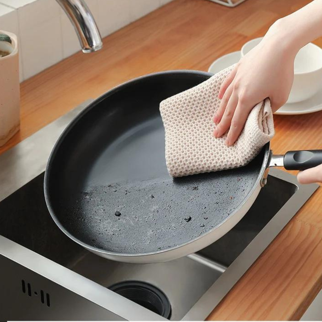 Lisslune | HoneyNest 6-Pack Cotton Honeycomb Hand Towels Set