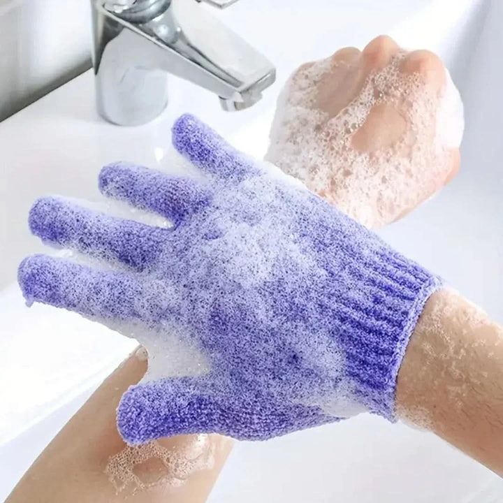 Lisslune | Exfoliating Bath Gloves for Shower – 2 Pack