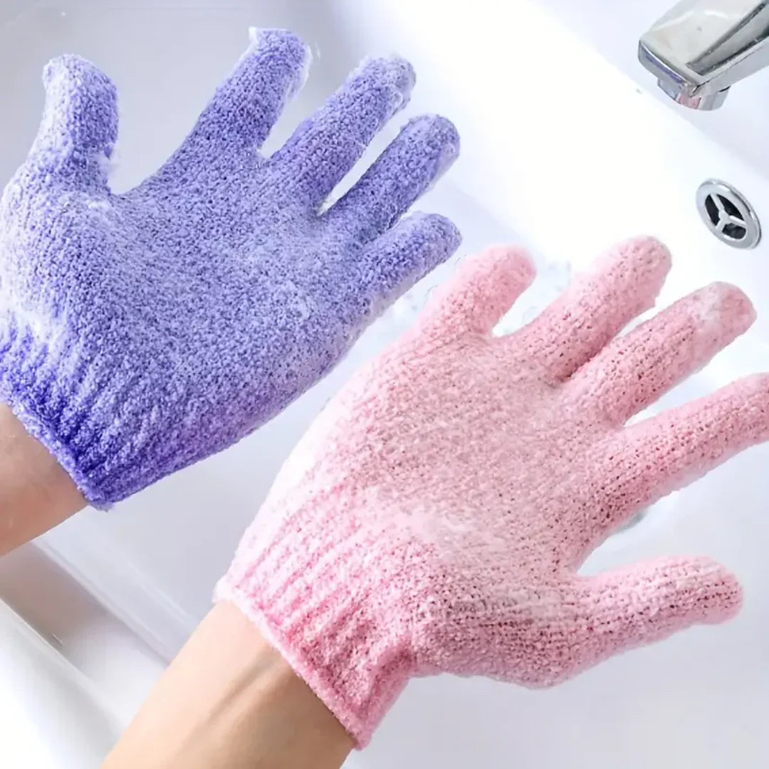 Lisslune | Exfoliating Bath Gloves – Set of 2