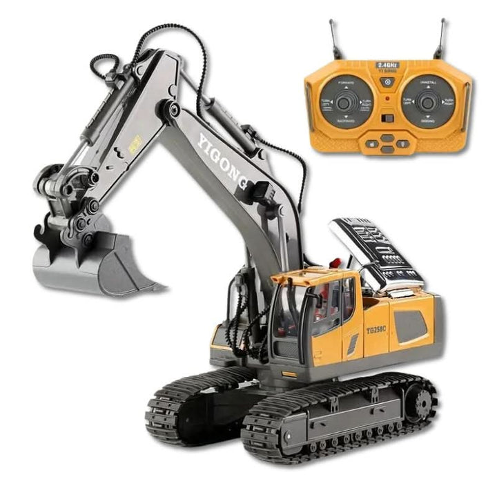 Lisslune | Remote-Controlled Excavator with 11 Functions for Realistic Construction Site Feel