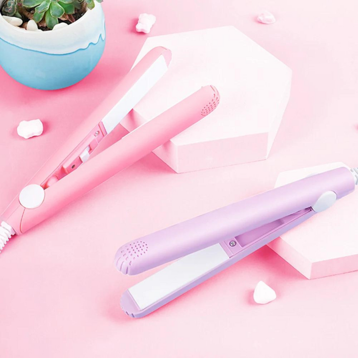 Lisslune | MiniCurler: Ceramic Mini Curling and Straightening Iron