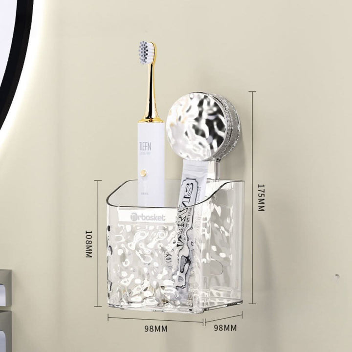 Lisslune | Bathroom Suction Cup Shelf – Easy Storage Solution