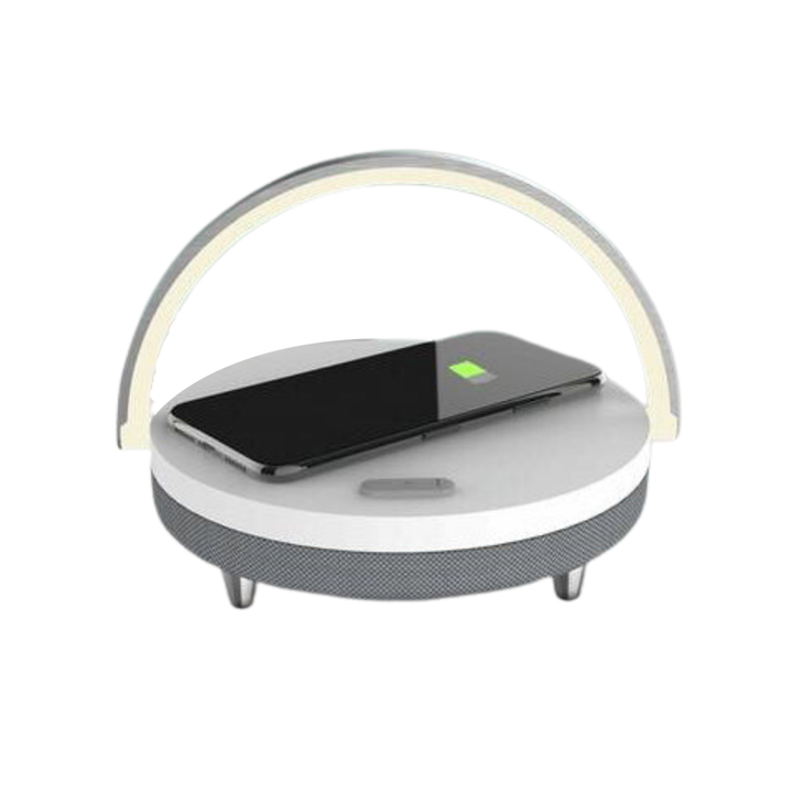 Lisslune | 3-in-1 LED Lamp, Bluetooth Speaker & Wireless Charger | Smart Desk Light