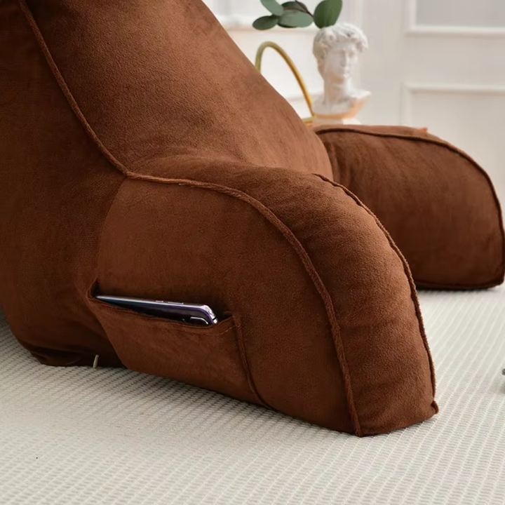 Lisslune | Backrest Pillow with Armrests and Adjustable Headrest