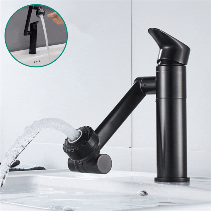 Lisslune | FLEXISPOUT – Flexible 360° Basin Tap with Spray Function
