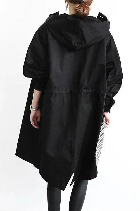 Lisslune | Waterproof Raincoat with Oversized Hood for Women