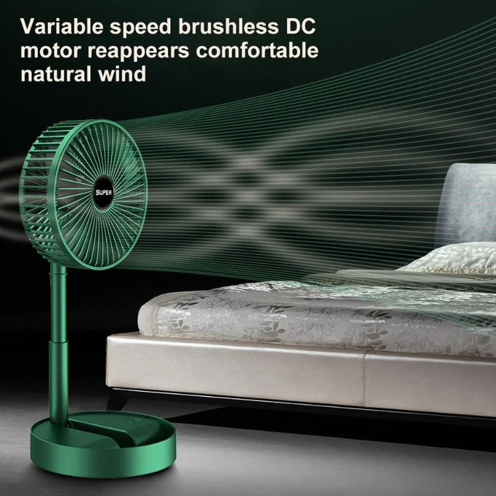 Lisslune | Rechargeable USB Telescope Folding Fan