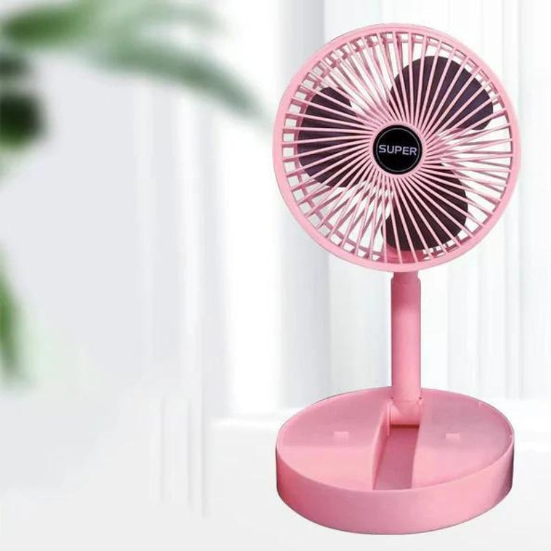Lisslune | Rechargeable USB Telescope Folding Fan