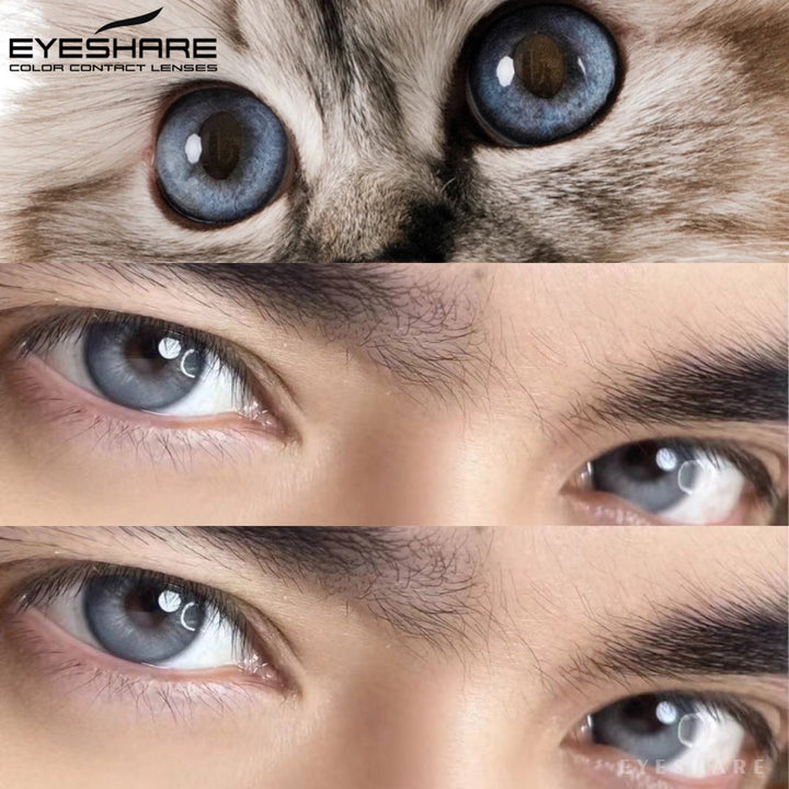 Lisslune Venice Gray 14.2mm 1 Pair | 1 Year