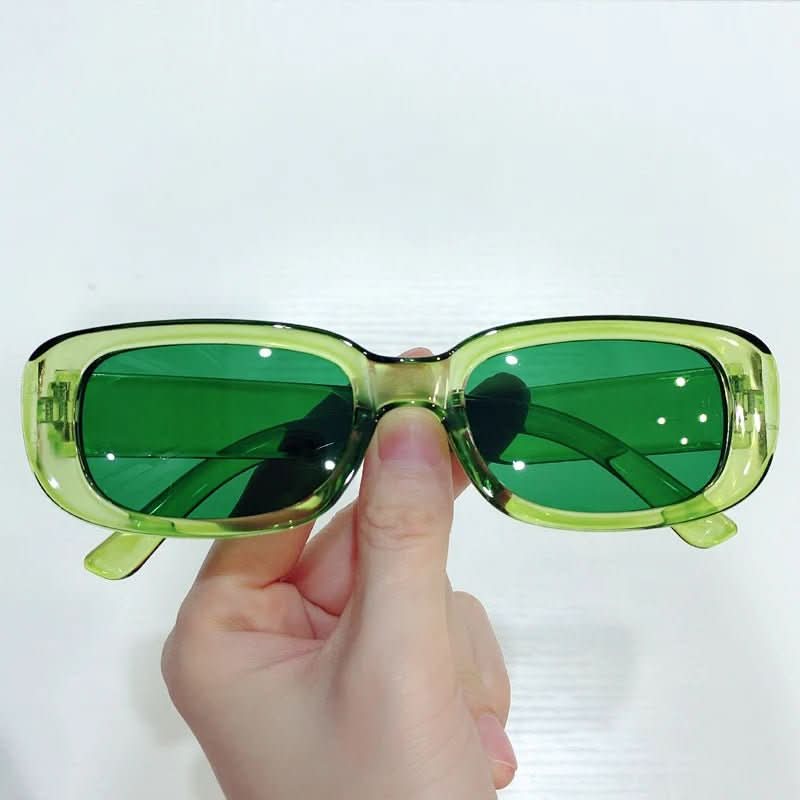 Lisslune | Rectangular Women's Sunglasses in Retro Style with UV400 Protection