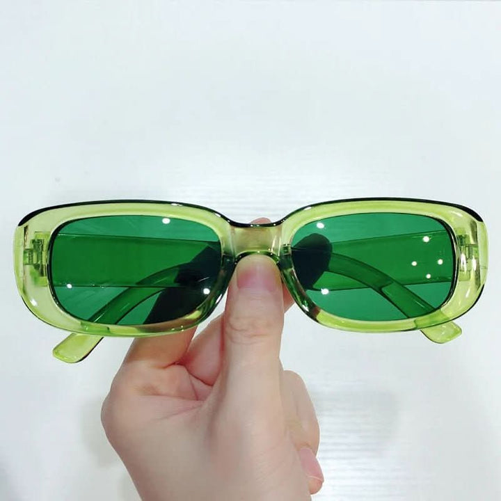 Lisslune | Rectangular Women's Sunglasses in Retro Style with UV400 Protection